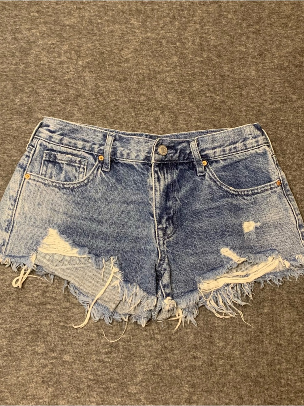 Pacsun Distressed Low Rise Denim Shorts